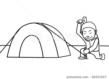 Set up a tent Set up a tent 86952847