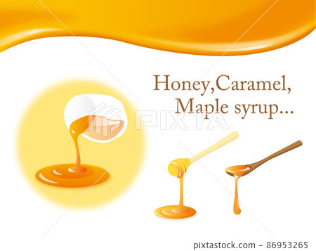Honey, maple, syrup 86953265