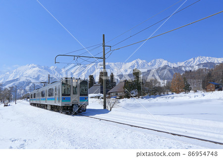 Ooto Line Hakuba Yamakada of winter Ooto Line Hakuba Yamakada of winter 86954748