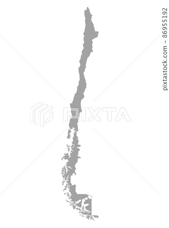 Chilean silhouette Chilean silhouette 86955192