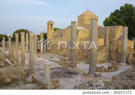 Agia Kiriaki Chrysopolitissa Church in Paphos, Cyprus Agia Kiriaki Chrysopolitissa Church in Paphos, Cyprus 86955371
