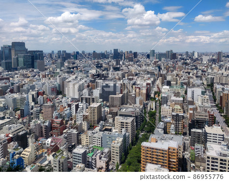俯瞰日本橋和秋葉原的全景 俯瞰日本橋和秋葉原的全景 86955776