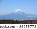 從伊豆看天氣晴朗的富士山全景 86955778