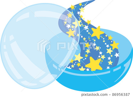 July Gachapon Capsule_Milky Way_Capsule Half Open July Gachapon Capsule_Milky Way_Capsule Half Open 86956387