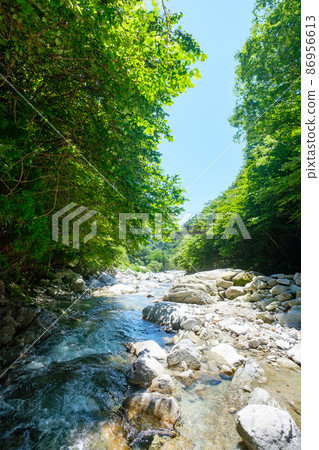 Ojiragawa Canyon (summer) 86956613