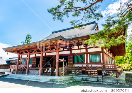 岩手縣平泉町毛越寺-大殿- 86957074