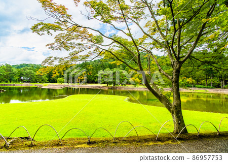 Motsuji Temple, Hiraizumi Town, Iwate Prefecture-Oizumi is the pond of Suhama- 86957753
