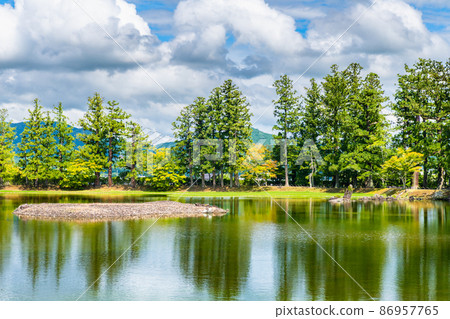 岩手縣平泉町毛越寺～大泉池～ 86957765