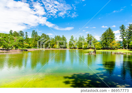 岩手縣平泉町毛越寺～大泉池～ 86957773