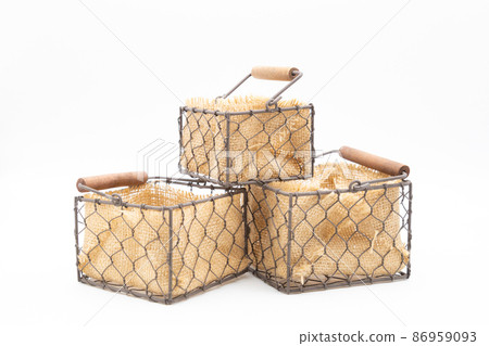 Wire basket A cute basket sold at a general store 86959093