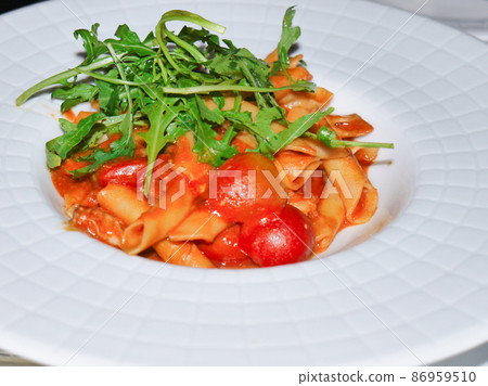Croatian traditional pasta Fuji tomato cream sauce 86959510