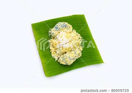 Mung bean rice crepe. Thai dessert 86959720