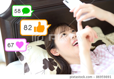 多好！一個滿意的女人的形象 86959891
