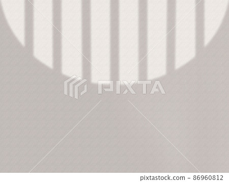 Wall background with shadows of round lattice windows 86960812