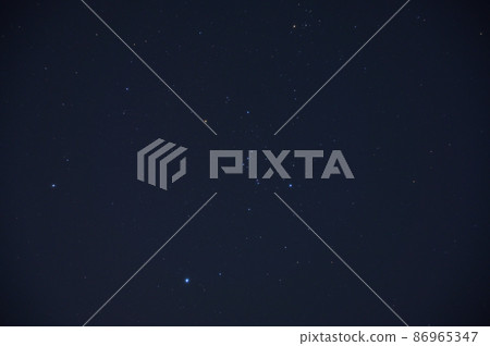 Orion, the constellation of winter. Starry sky, starry night, landscape photography, space. Orion, the constellation of winter. Starry sky, starry night, landscape photography, space. 86965347
