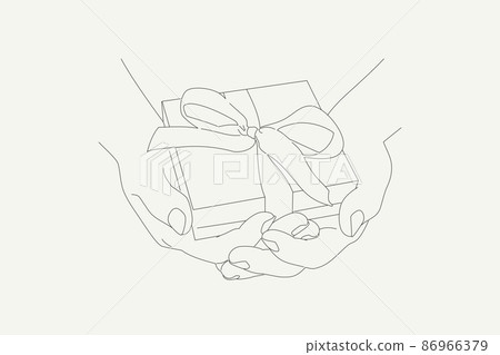 gift, box, hand 86966379