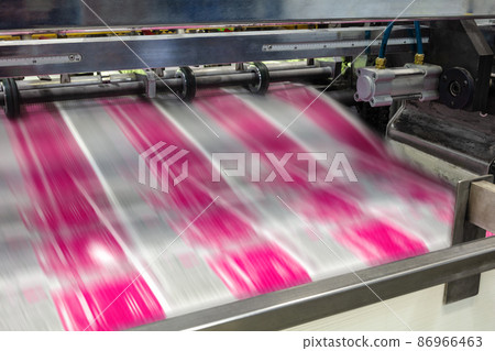 printing process in modern printing house 86966463