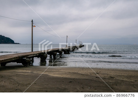 Haraoka Pier in Minamiboso City, Chiba Prefecture Haraoka Pier in Minamiboso City, Chiba Prefecture 86966776