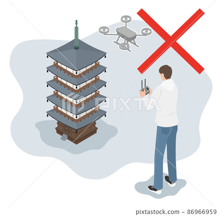 禁止使用無人機的重要建築物周圍 禁止使用無人機的重要建築物周圍 86966959