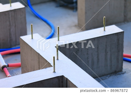 Image of basic construction of new house 86967872