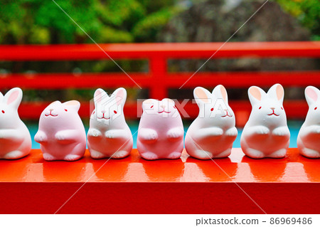 Rabbit fortune at Okazaki Shrine (Kyoto) 86969486
