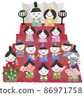 15 個 Hina 娃娃的插圖 86971758
