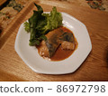 Simmered mackerel with mackerel 86972798