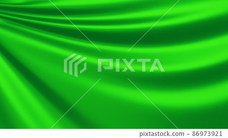 Luxurious green drape fabric background | Perfect for stage, production and decoration Luxurious green drape fabric background | Perfect for stage, production and decoration 86973921