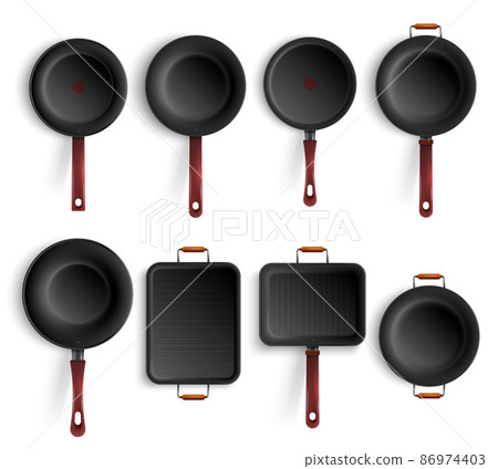 Realistic Pan Set 86974403