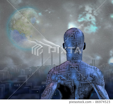 Industrial future world 86974523