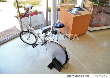 Bicycle power generator EE Park Gobo City, Wakayama Prefecture 86974647
