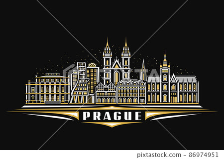 Vector illustration of Prague Vector illustration of Prague 86974951