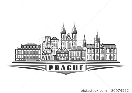 Vector illustration of Prague Vector illustration of Prague 86974952
