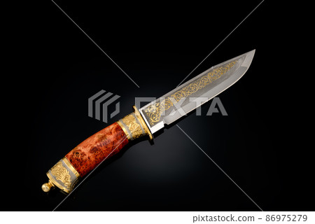 collectible silver dagger with scabbard on black collectible silver dagger with scabbard on black 86975279