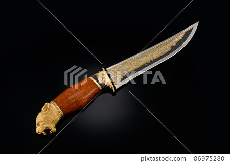 collectible silver dagger with scabbard on black collectible silver dagger with scabbard on black 86975280
