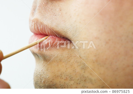 After a meal toothpick 86975825