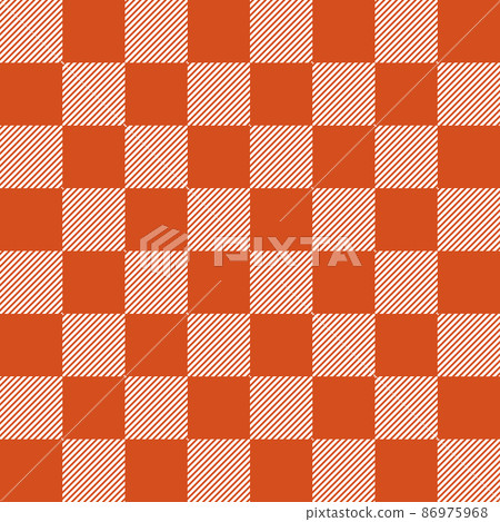 Brown and white Scotland textile seamless pattern. Fabric texture check tartan plaid. Abstract geometric background for cloth, card, fabric. Monochrome graphic repeating design.Modern squared ornament 86975968