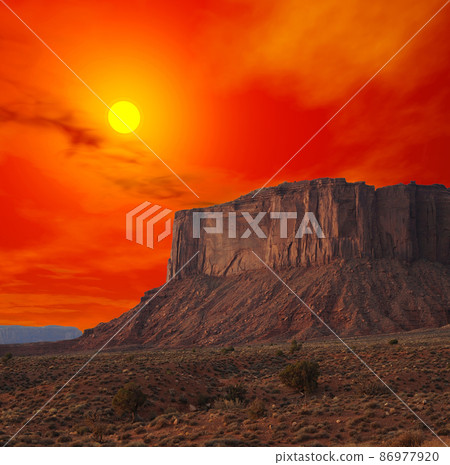 Sunset Skies Monument Valley 86977920