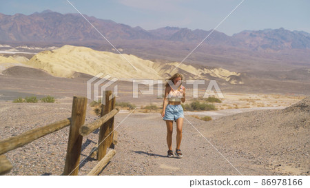Woman in Death Valley 86978166