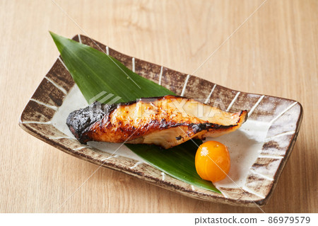 Grilled Nishikyo with silver cod Grilled Nishikyo with silver cod 86979579