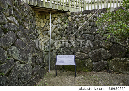 三重縣龜山市龜山城石垣 三重縣龜山市龜山城石垣 86980511