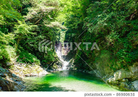 Ojiragawa Canyon(夏季):Sengabuchi Ojiragawa Canyon(夏季):Sengabuchi 86980638