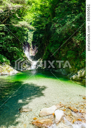 Ojiragawa Canyon（夏季）：Sengabuchi 86980661