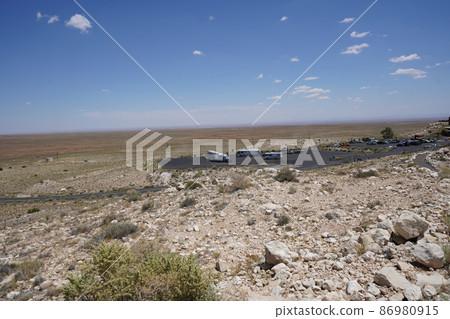 來自亞利桑那州隕石坑的風景 來自亞利桑那州隕石坑的風景 86980915