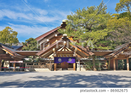 [熱田神宮（神樂殿）] 愛知縣名古屋市熱田區神宮 86982675