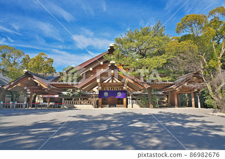 [熱田神宮（神樂殿）] 愛知縣名古屋市熱田區神宮 86982676
