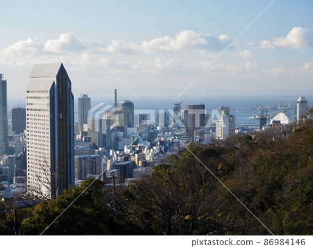 View from Mt. Nunobiki, Kobe 86984146