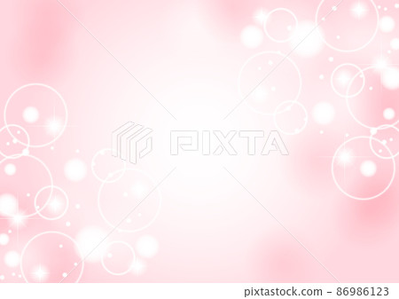 Pink halo glitter fluffy background 86986123