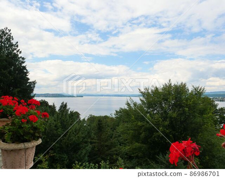 Lake Constance seen from Allenenberg, Thurgau, Switzerland 86986701