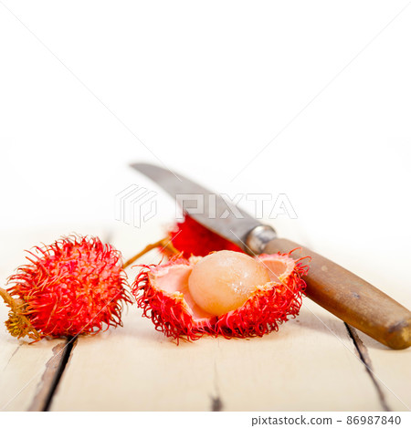 fresh rambutan fruits fresh rambutan fruits 86987840